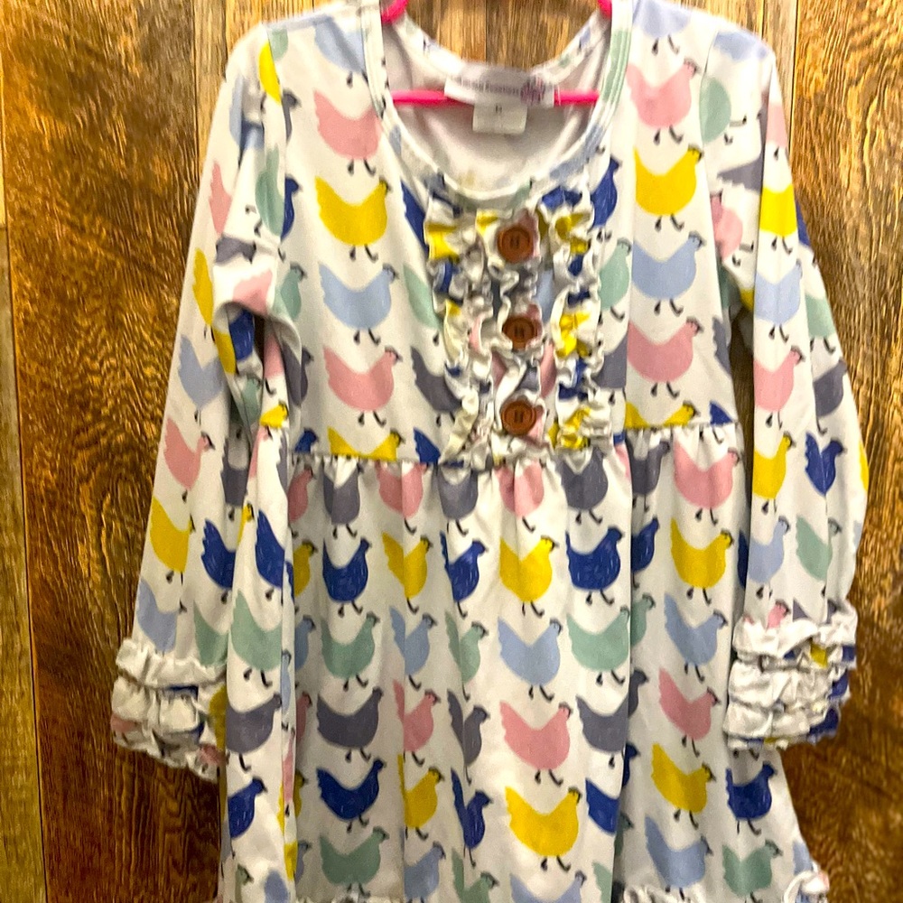 Boutique Cute Chicken Dress